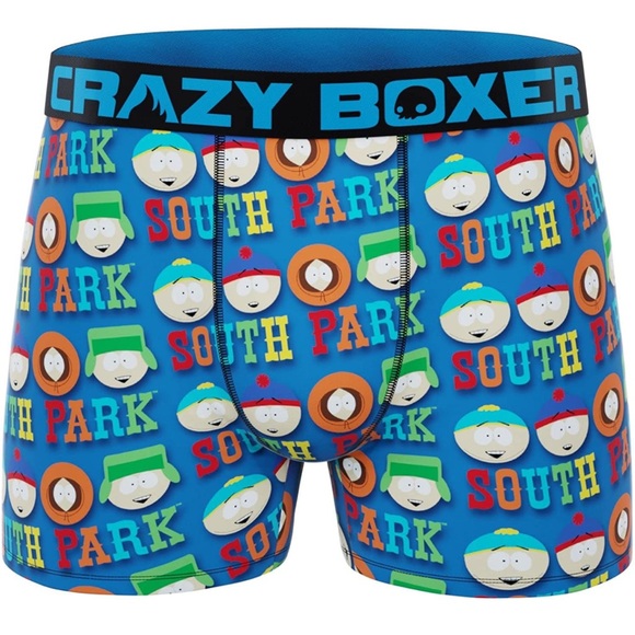 Crazy Boxer Underwear & Socks South Park Faces Crazyboxer Mens
